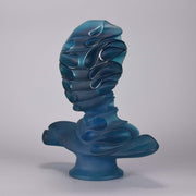 Faucheur Masque De Verre - Pate-de-verre Daum Glass -Hickmet Fine Arts