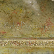 Joseph Descomps Art Deco Bronze - Seated Dancer - Hickmet Fine Arts