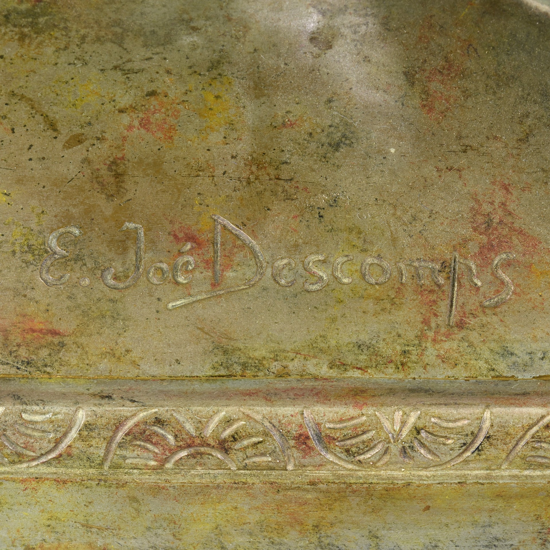 Joseph Descomps Art Deco Bronze - Seated Dancer - Hickmet Fine Arts