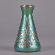Silvered Loetz Vase