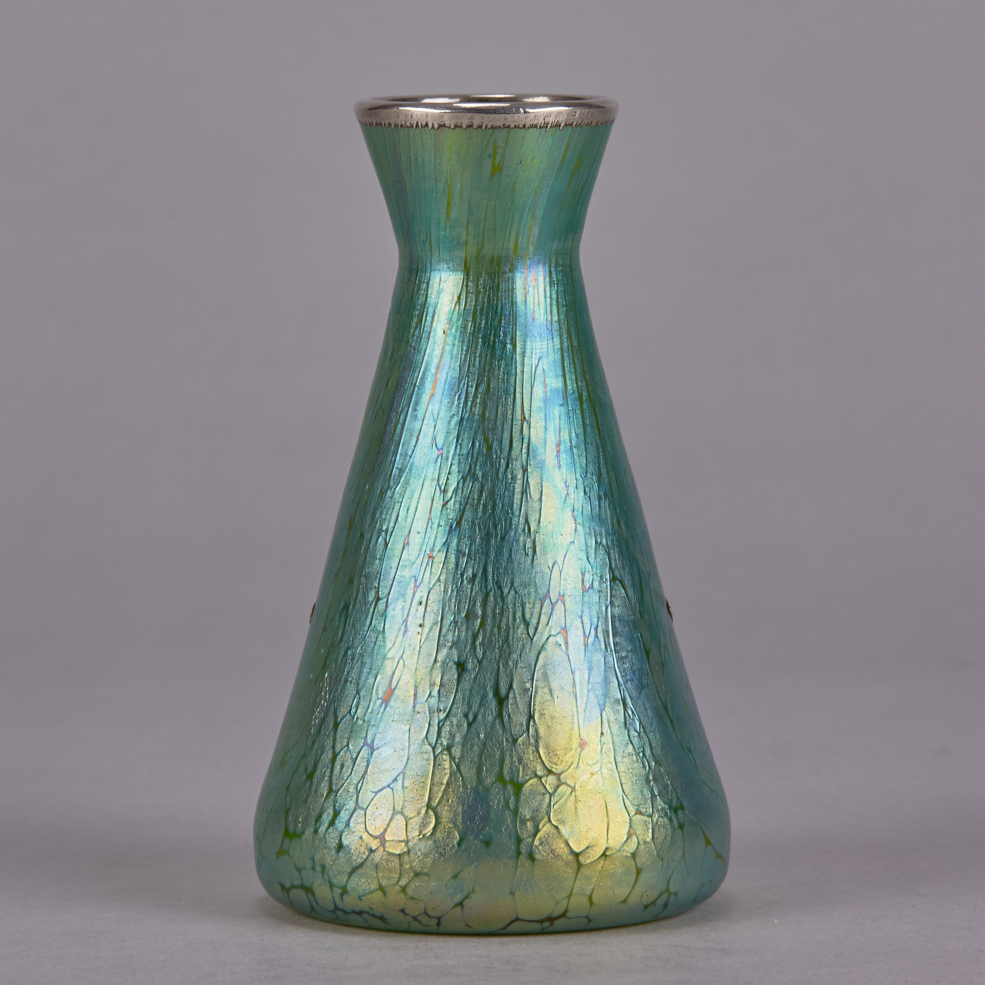 Silvered Loetz Vase