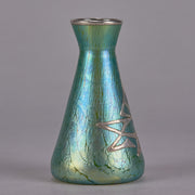 Silvered Loetz Vase