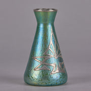 Silvered Loetz Vase