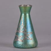 Silvered Loetz Vase