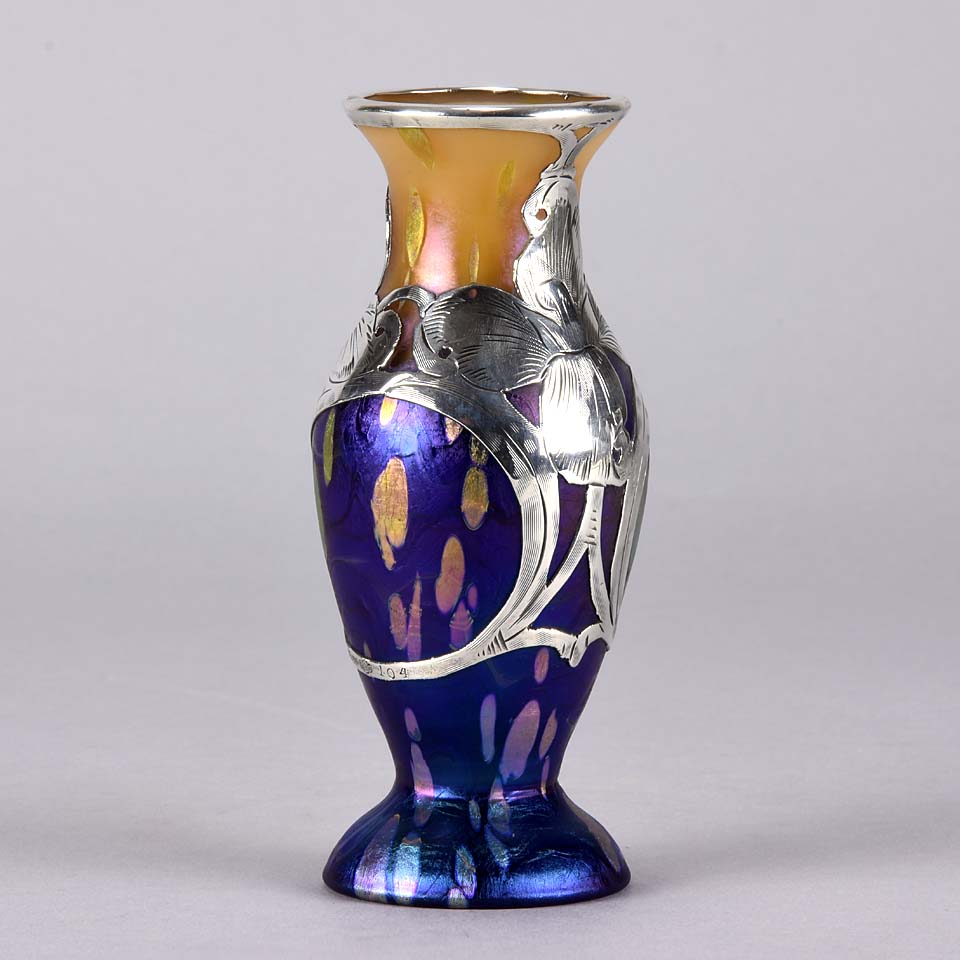 Loetz Cytisus Silvered Vase - Johann Loetz - Hickmet Fine Arts