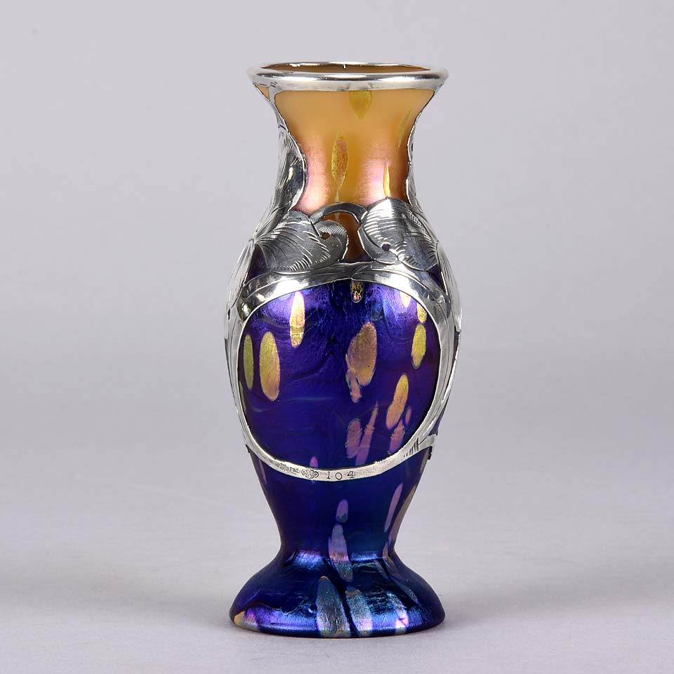 Loetz Cytisus Silvered Vase - Johann Loetz - Hickmet Fine Arts