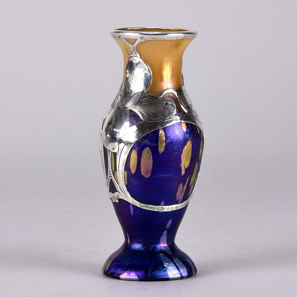 Loetz Cytisus Silvered Vase - Johann Loetz - Hickmet Fine Arts