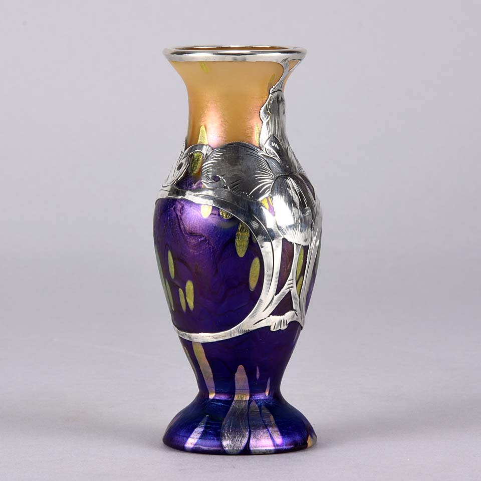 Loetz Cytisus Silvered Vase - Johann Loetz - Hickmet Fine Arts