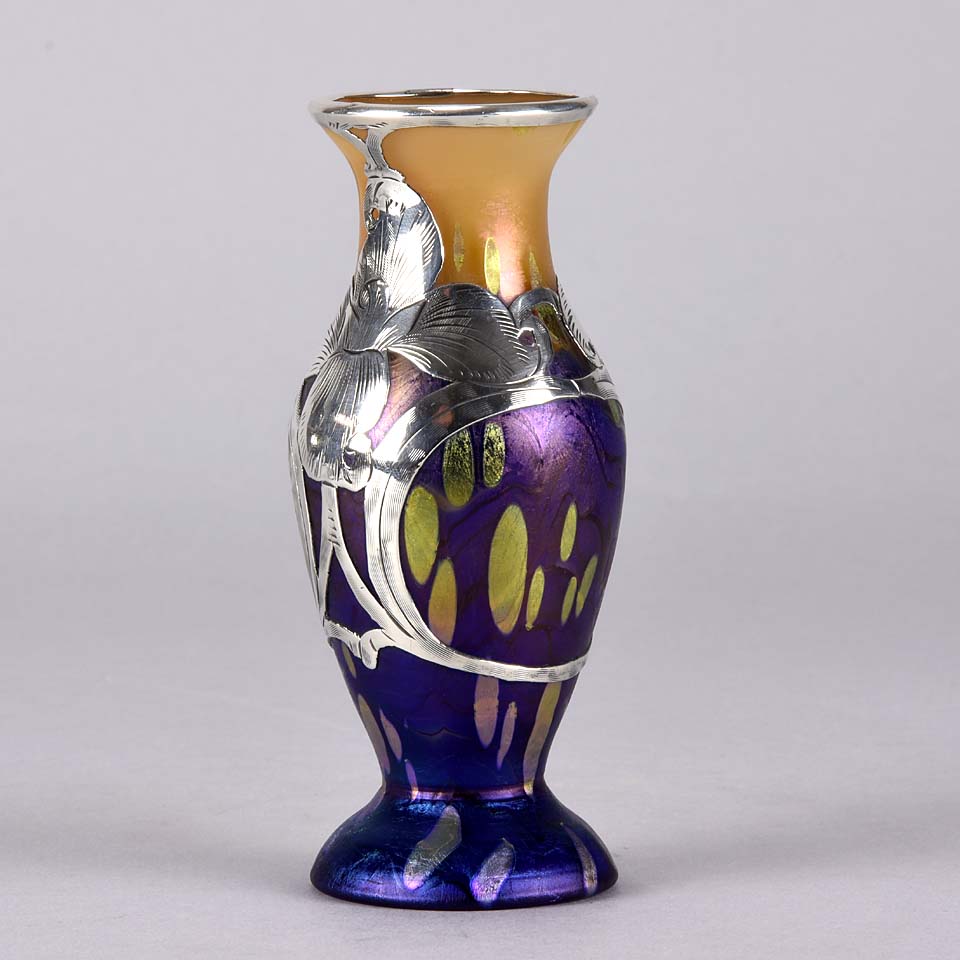 Loetz Cytisus Silvered Vase - Johann Loetz - Hickmet Fine Arts