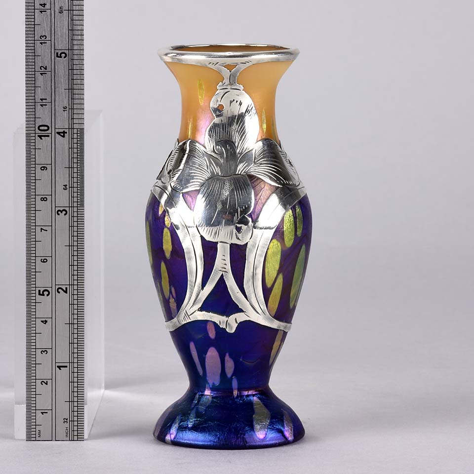 Loetz Cytisus Silvered Vase - Johann Loetz - Hickmet Fine Arts