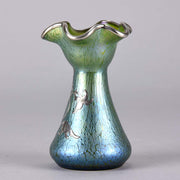 Loetz Papilllon Vase - Johann Loetz Silvered Vase - Hickmet Fine Arts