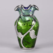 Loetz titania silver