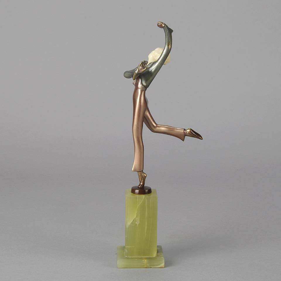 Lorenzl Hannah Art Deco Bronze