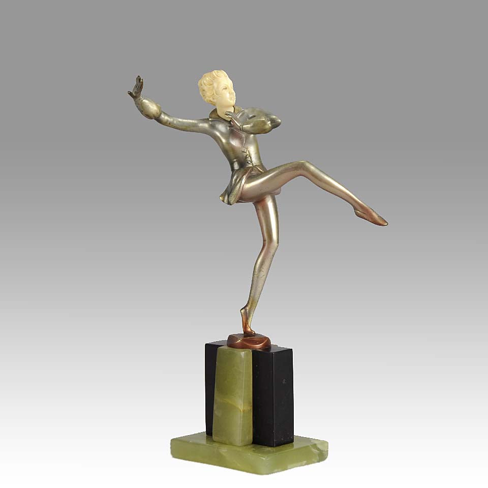 Lorenzl Petra Art Deco Bronze