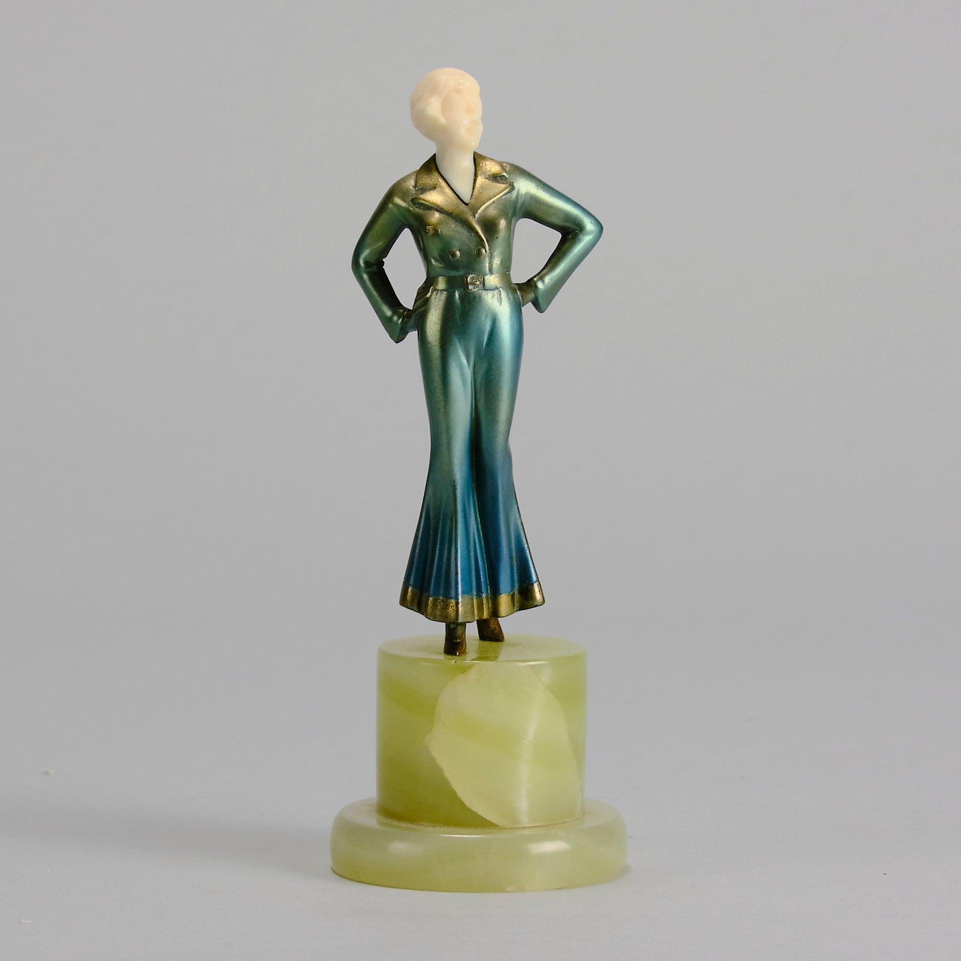 Josef Lorenzl - Anna - Art deco figurines - Art Deco Sculpture - Art Deco Bronze Figurines - Art Deco Bronze Lady - Hickmet Fine Arts