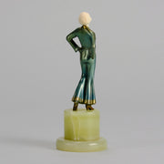 Josef Lorenzl - Anna - Art deco figurines - Art Deco Sculpture - Art Deco Bronze Figurines - Art Deco Bronze Lady - Hickmet Fine Arts