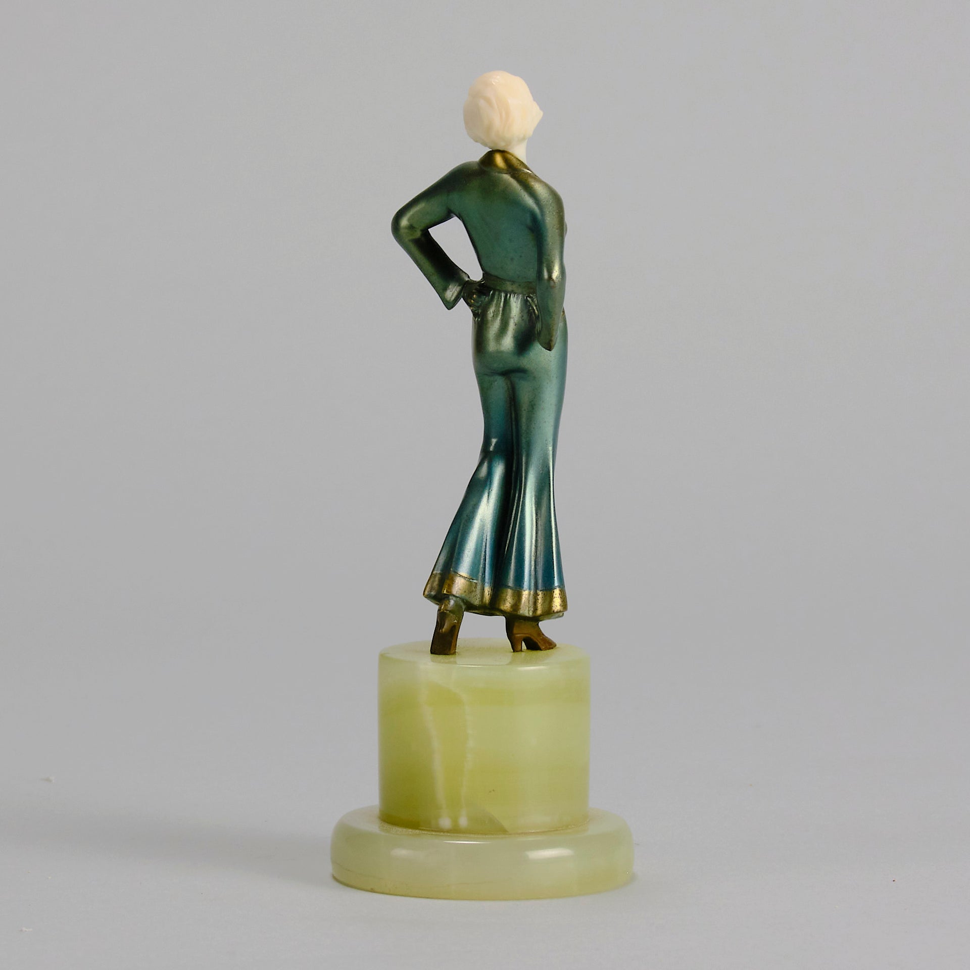 Josef Lorenzl - Anna - Art deco figurines - Art Deco Sculpture - Art Deco Bronze Figurines - Art Deco Bronze Lady - Hickmet Fine Arts