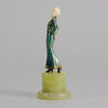 Josef Lorenzl - Anna - Art deco figurines - Art Deco Sculpture - Art Deco Bronze Figurines - Art Deco Bronze Lady - Hickmet Fine Arts