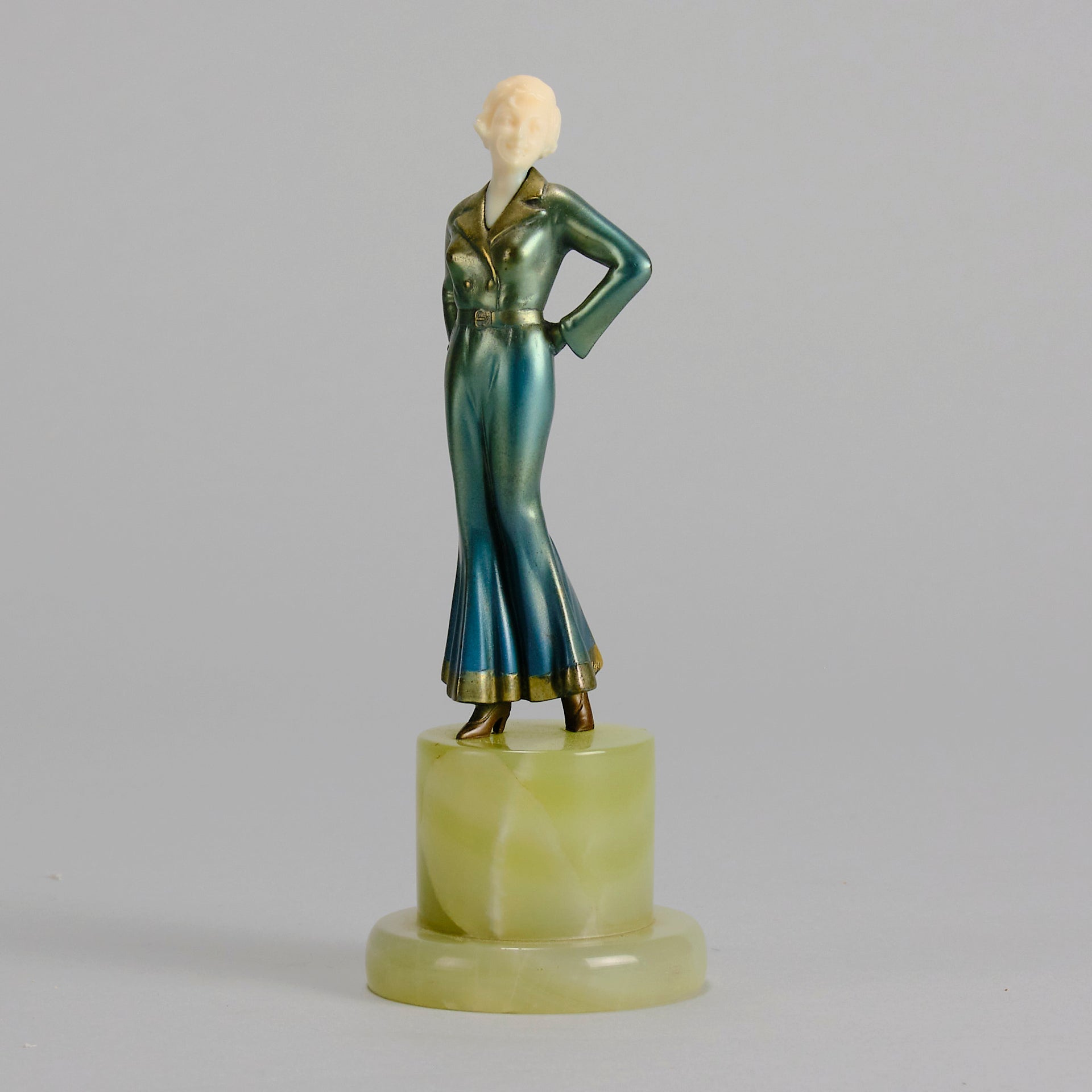 Josef Lorenzl - Anna - Art deco figurines - Art Deco Sculpture - Art Deco Bronze Figurines - Art Deco Bronze Lady - Hickmet Fine Arts