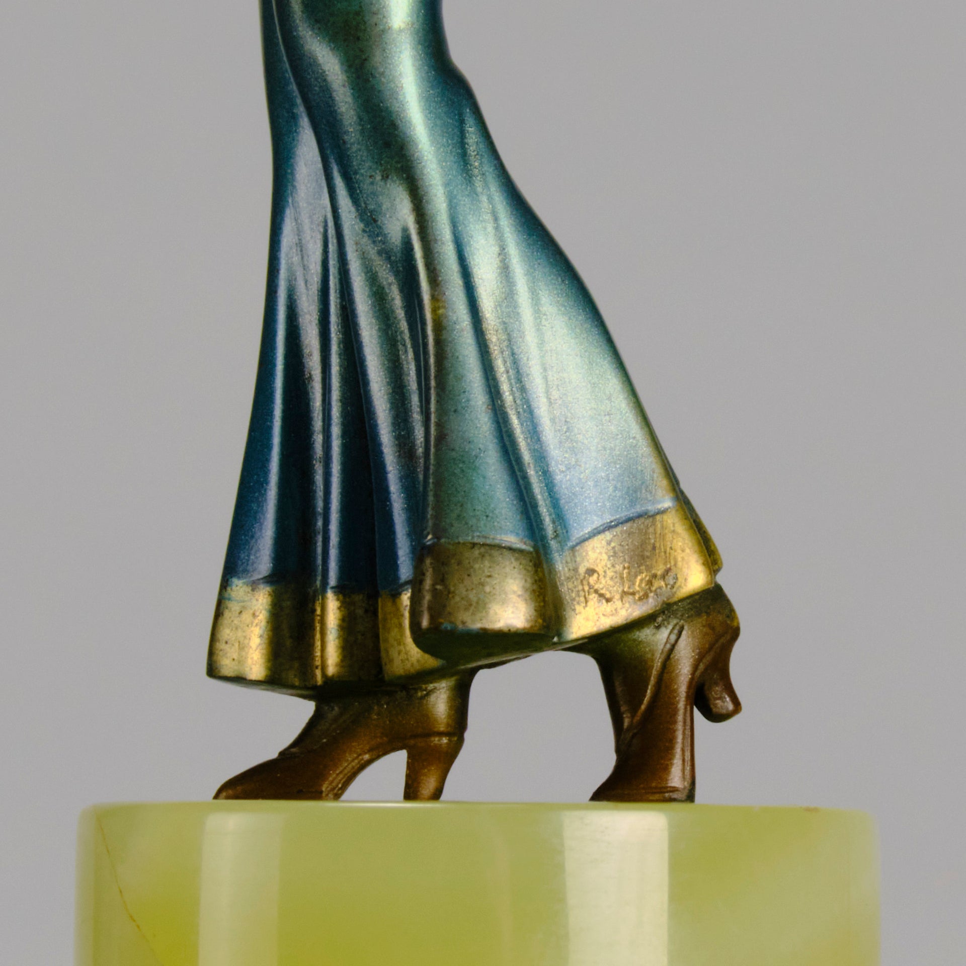 Josef Lorenzl - Anna - Art deco figurines - Art Deco Sculpture - Art Deco Bronze Figurines - Art Deco Bronze Lady - Hickmet Fine Arts