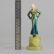Josef Lorenzl - Anna - Art deco figurines - Art Deco Sculpture - Art Deco Bronze Figurines - Art Deco Bronze Lady - Hickmet Fine Arts