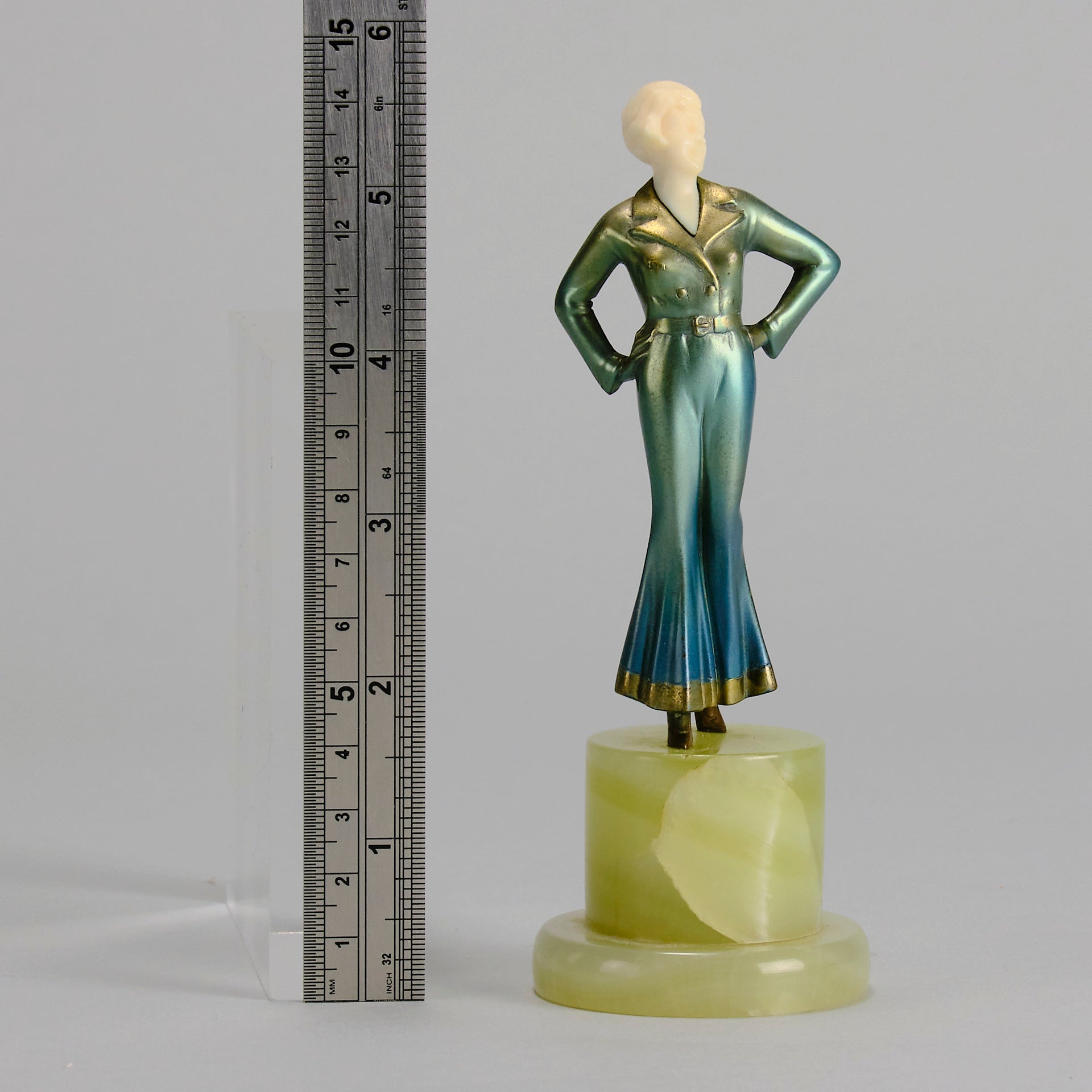 Josef Lorenzl - Anna - Art deco figurines - Art Deco Sculpture - Art Deco Bronze Figurines - Art Deco Bronze Lady - Hickmet Fine Arts