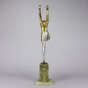 Josef Lorenzl Bronze -  Art Deco Bronze Dancer - Art Deco Sculpture -  Josef Lorenzl Bronze - Hickmet Fine Arts
