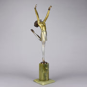 Josef Lorenzl Bronze -  Art Deco Bronze Dancer - Art Deco Sculpture -  Josef Lorenzl Bronze - Hickmet Fine Arts