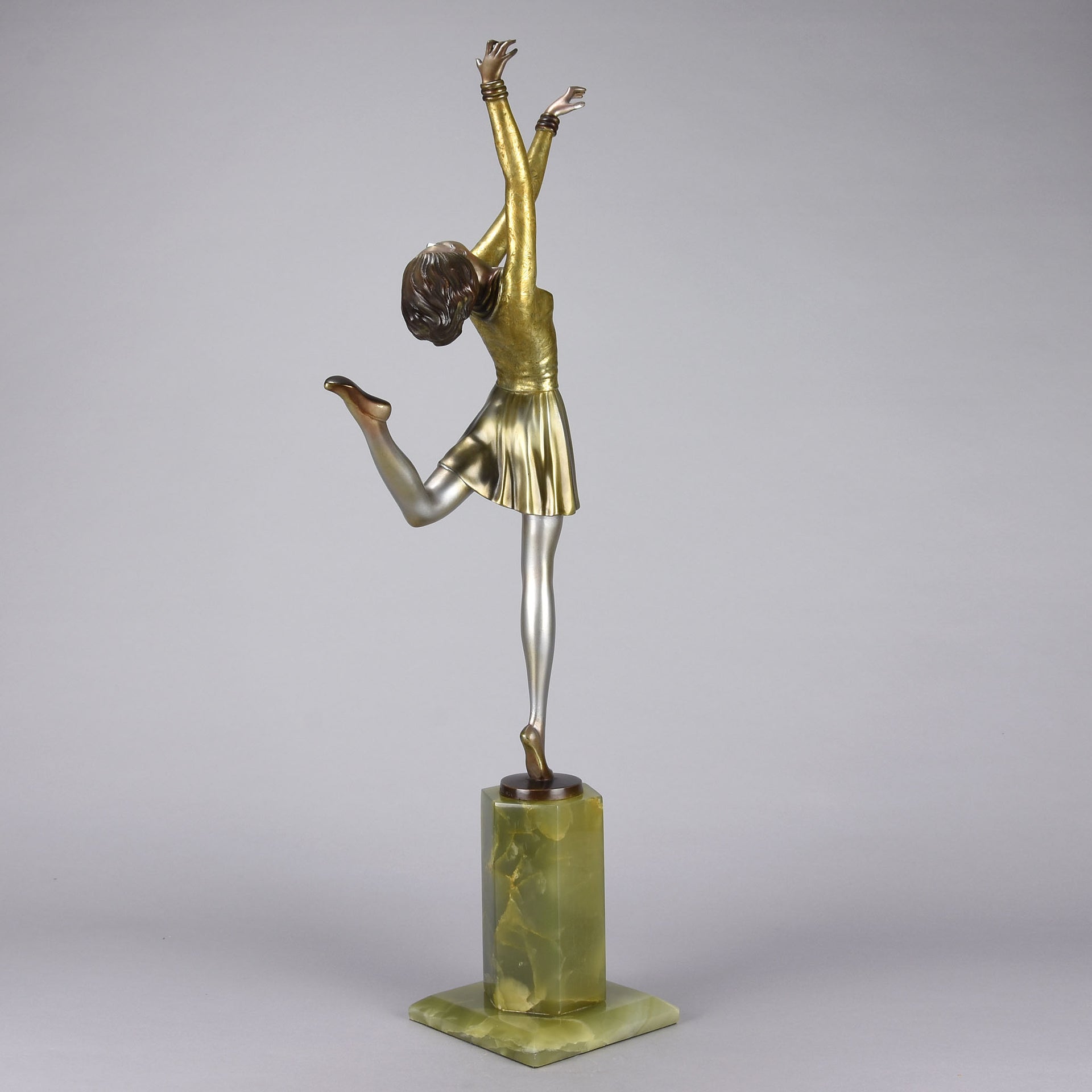 Josef Lorenzl Bronze -  Art Deco Bronze Dancer - Art Deco Sculpture -  Josef Lorenzl Bronze - Hickmet Fine Arts