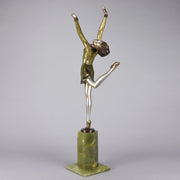 Josef Lorenzl Bronze -  Art Deco Bronze Dancer - Art Deco Sculpture -  Josef Lorenzl Bronze - Hickmet Fine Arts