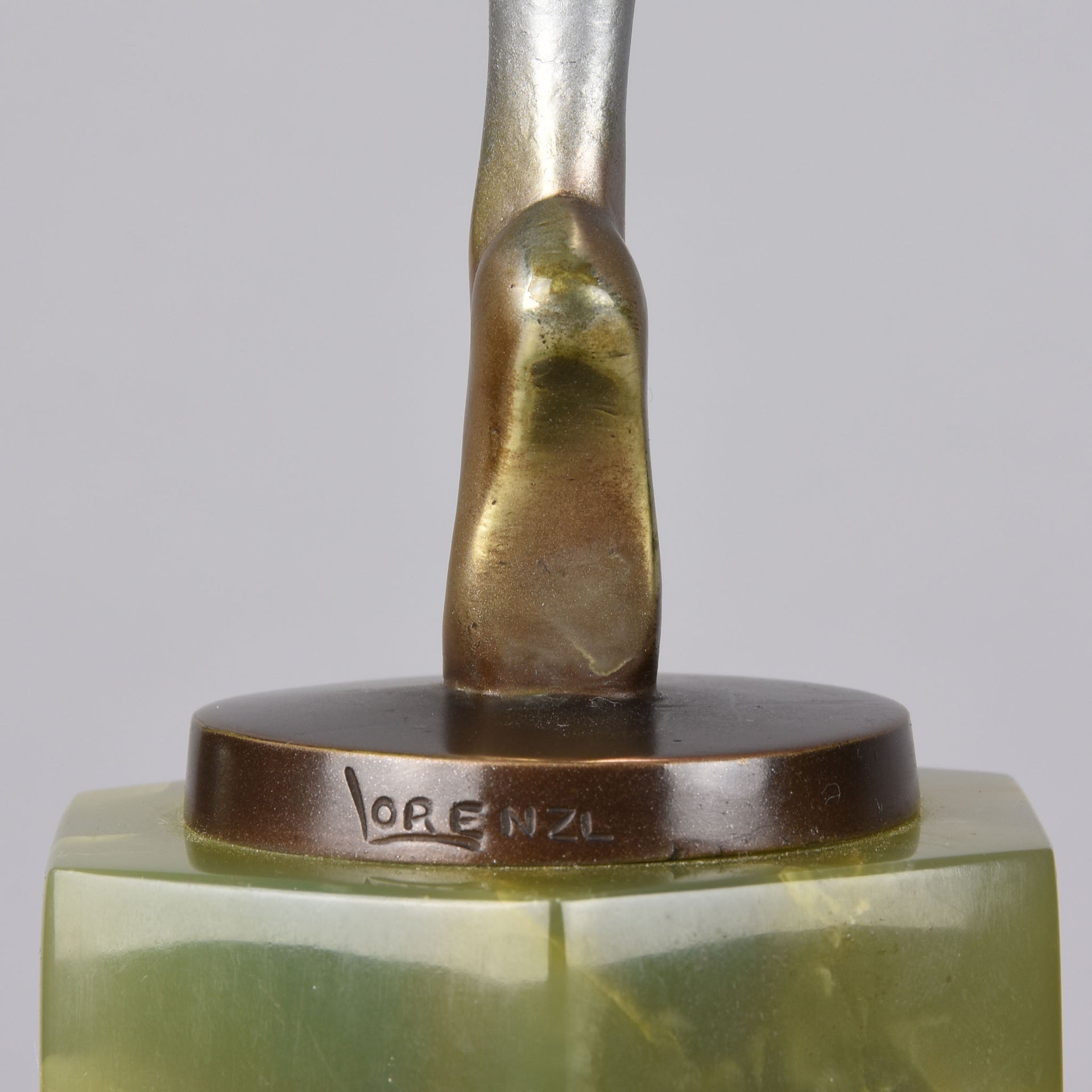 Josef Lorenzl Bronze -  Art Deco Bronze Dancer - Art Deco Sculpture -  Josef Lorenzl Bronze - Hickmet Fine Arts
