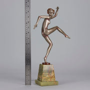 Josef Lorenzl bronze art deco dancer - Antique Bronze -  Hickmet Fine Arts