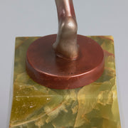 Josef Lorenzl bronze art deco dancer - Antique Bronze -  Hickmet Fine Arts