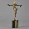 Con Brio - Lorenzl Chryselephantine Figure - Antique Bronze - Hickmet Fine Arts