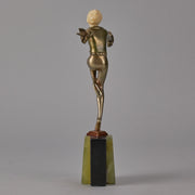 Con Brio - Lorenzl Chryselephantine Figure - Antique Bronze - Hickmet Fine Arts
