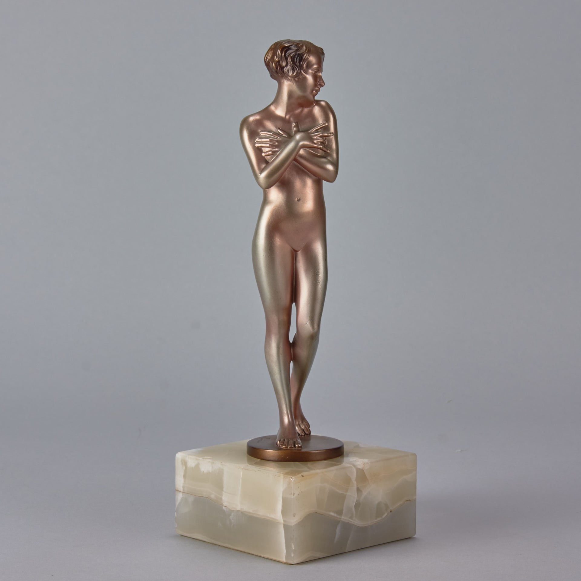 Josef Lorenzl Coy Girl - Lorenzl Figure - Hickmet Fine Arts