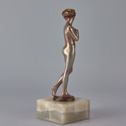 Josef Lorenzl Coy Girl - Lorenzl Figure - Hickmet Fine Arts