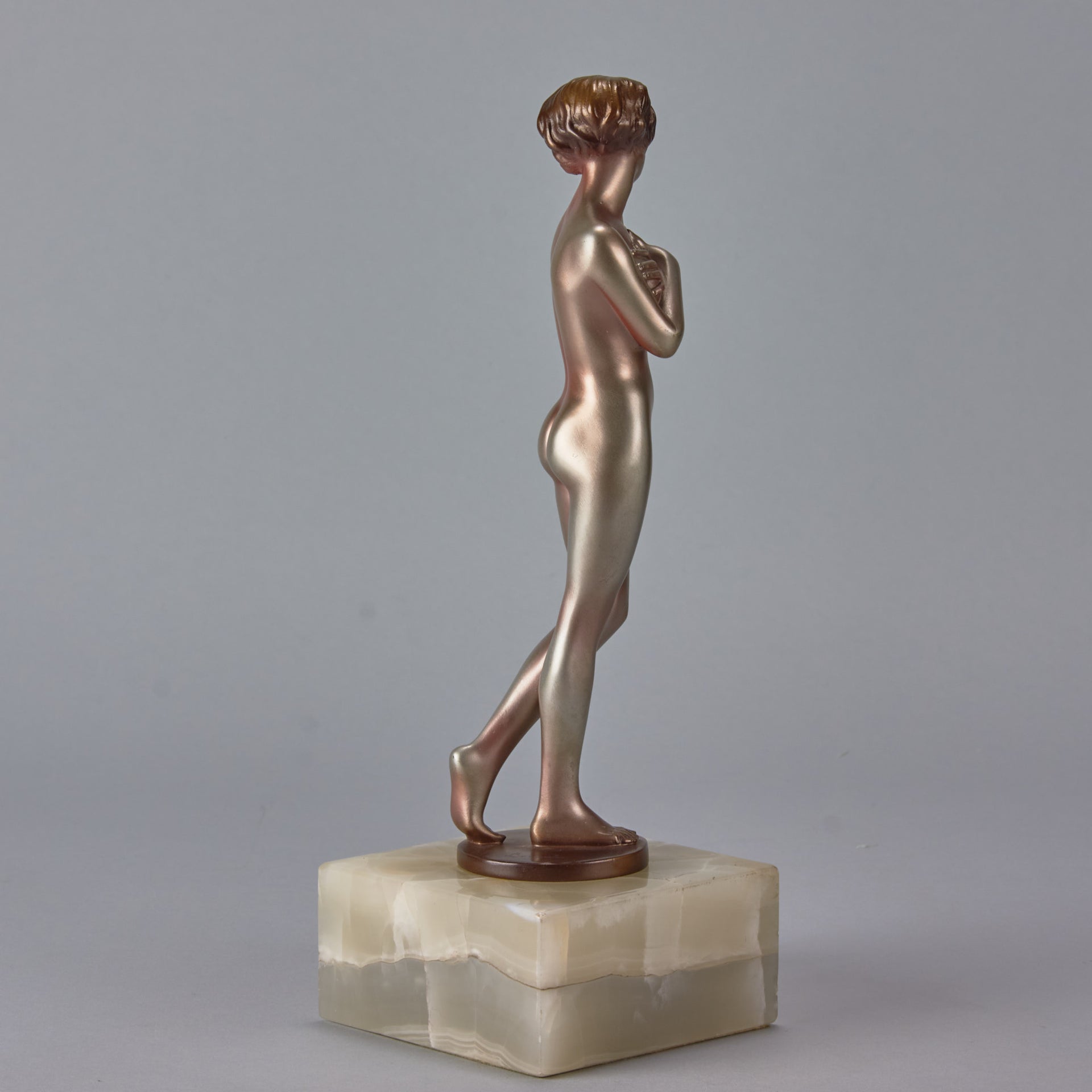 Josef Lorenzl Coy Girl - Lorenzl Figure - Hickmet Fine Arts