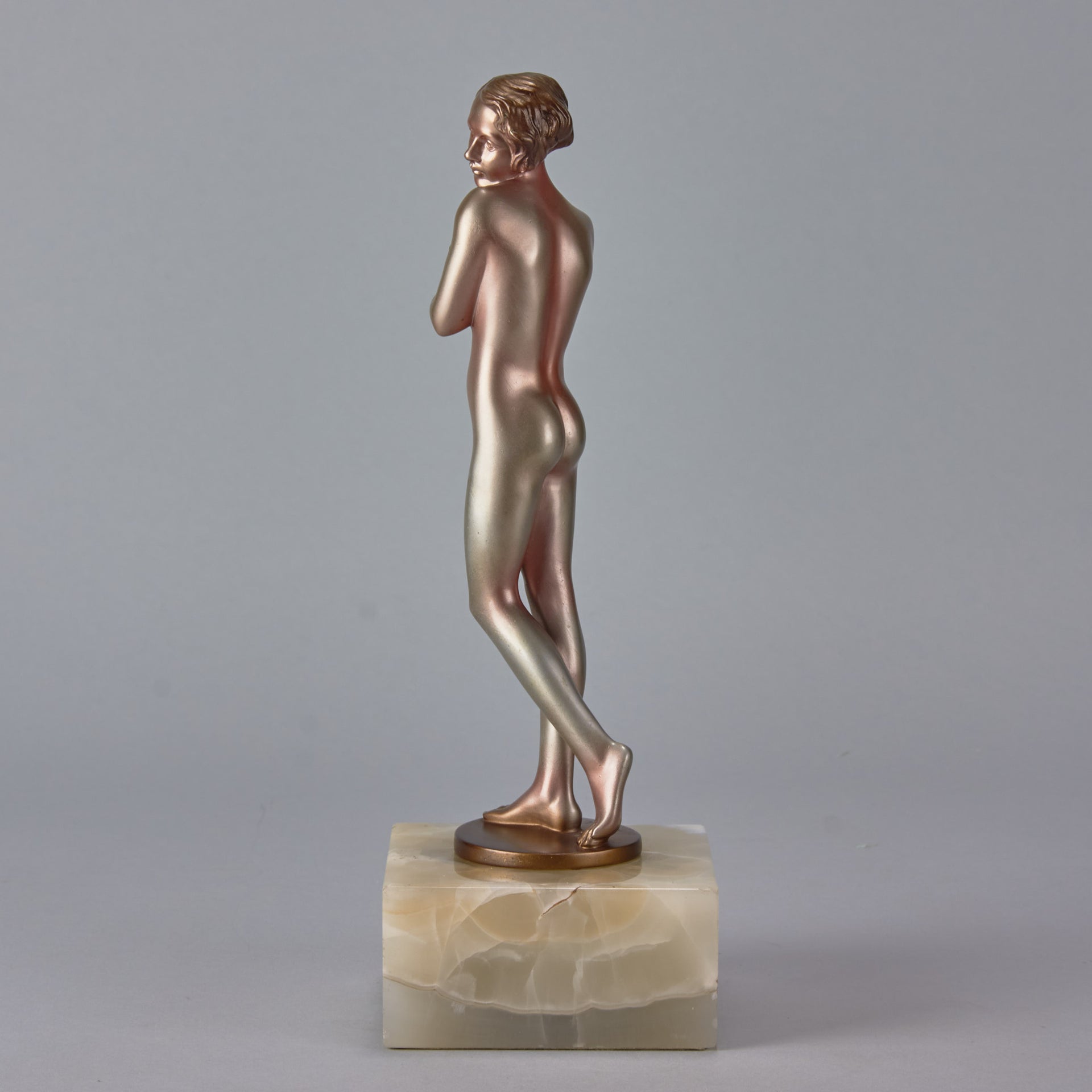 Josef Lorenzl Coy Girl - Lorenzl Figure - Hickmet Fine Arts