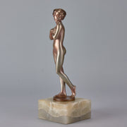 Josef Lorenzl Coy Girl - Lorenzl Figure - Hickmet Fine Arts