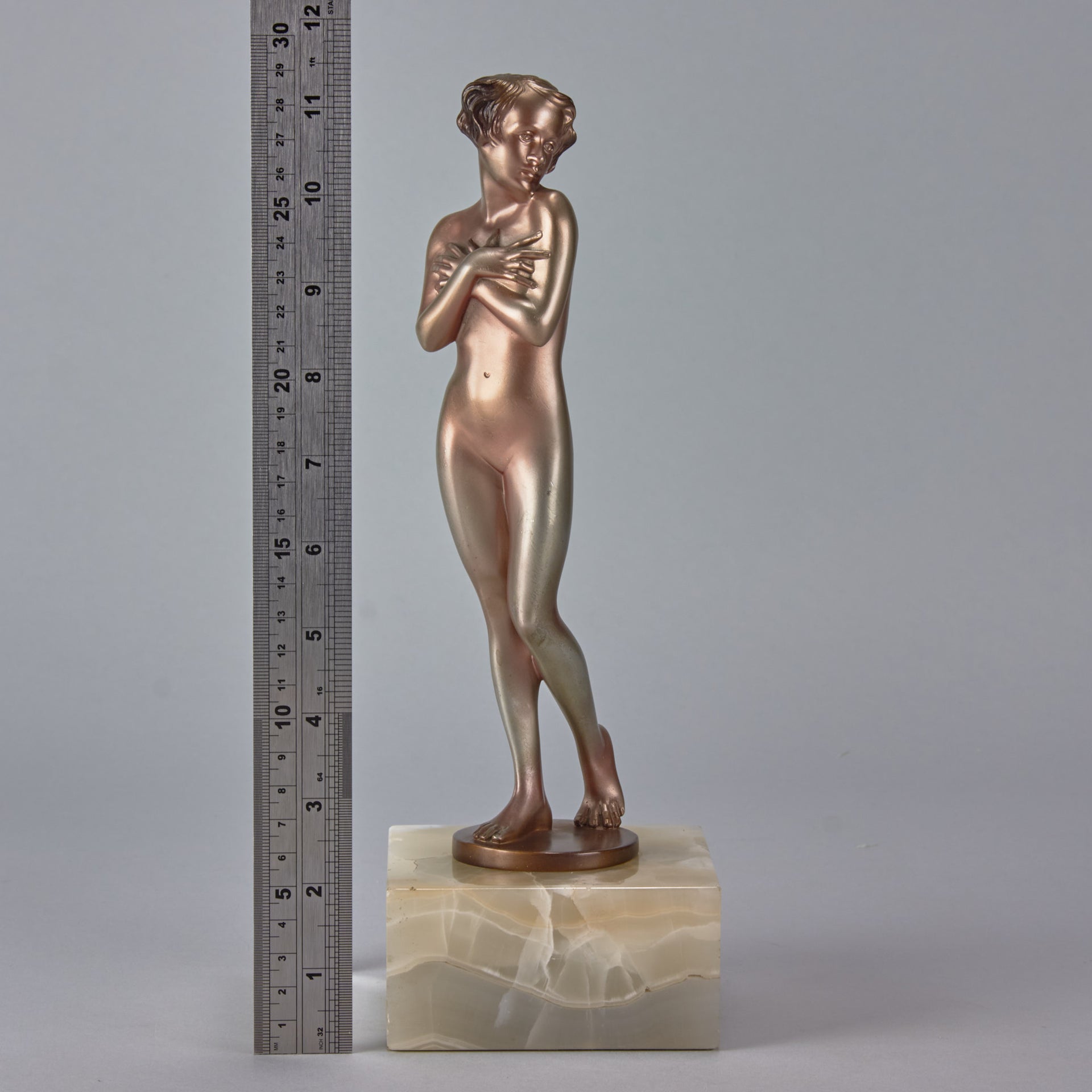 Josef Lorenzl Coy Girl - Lorenzl Figure - Hickmet Fine Arts