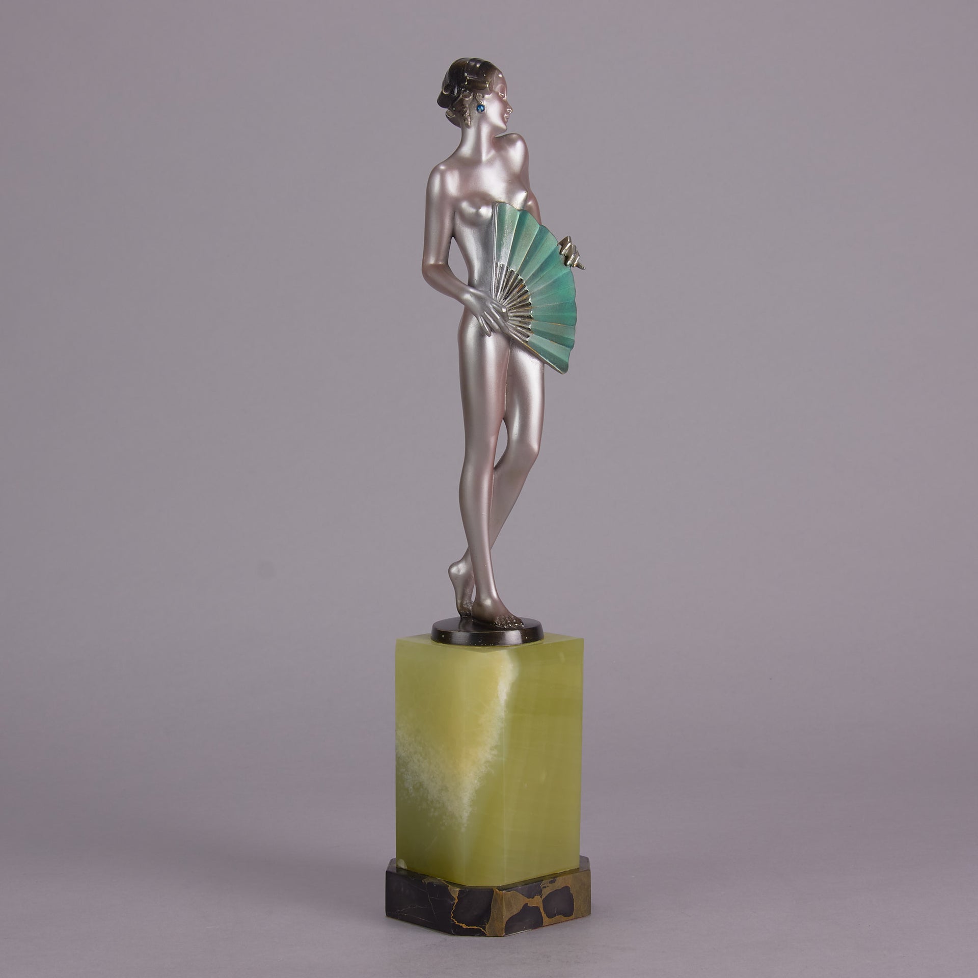 Lorenzl Bronze Fan Dancer