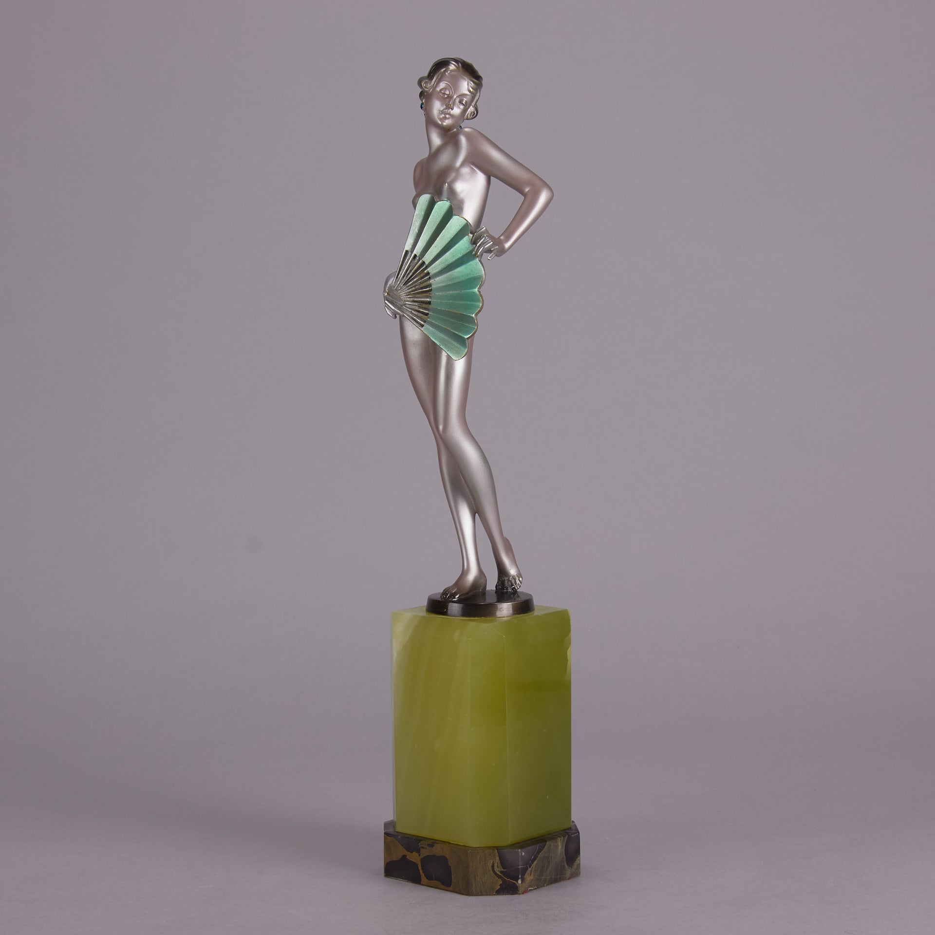 Lorenzl Bronze Fan Dancer