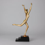 Josef Lorenzl - Deco Dancer - Art deco figurines - Art Deco Sculpture - Art Deco Bronze Figurines - Art Deco Bronze Lady - Hickmet Fine Arts