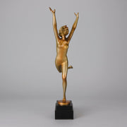 Josef Lorenzl - Deco Dancer - Art deco figurines - Art Deco Sculpture - Art Deco Bronze Figurines - Art Deco Bronze Lady - Hickmet Fine Arts