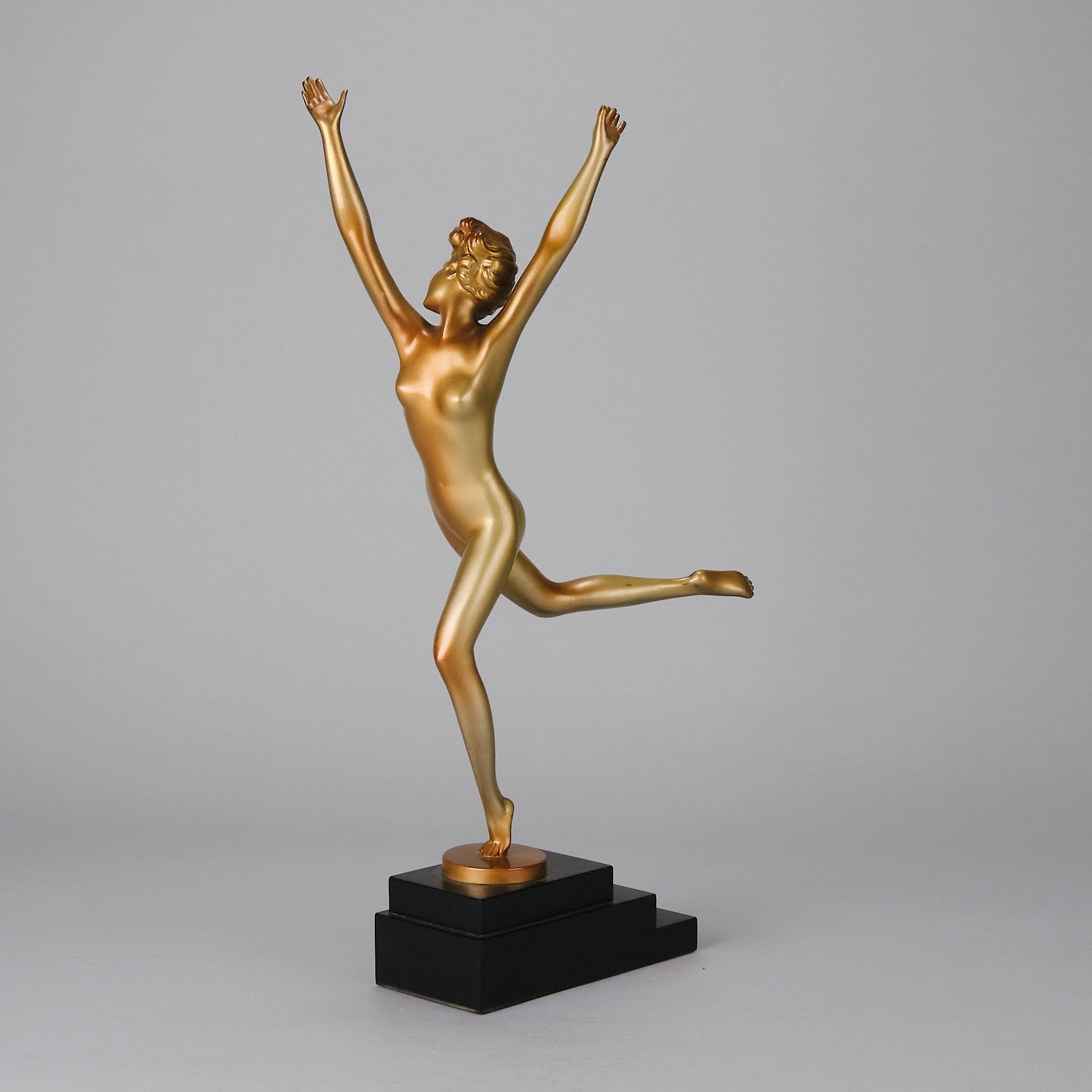 Josef Lorenzl - Deco Dancer - Art deco figurines - Art Deco Sculpture - Art Deco Bronze Figurines - Art Deco Bronze Lady - Hickmet Fine Arts