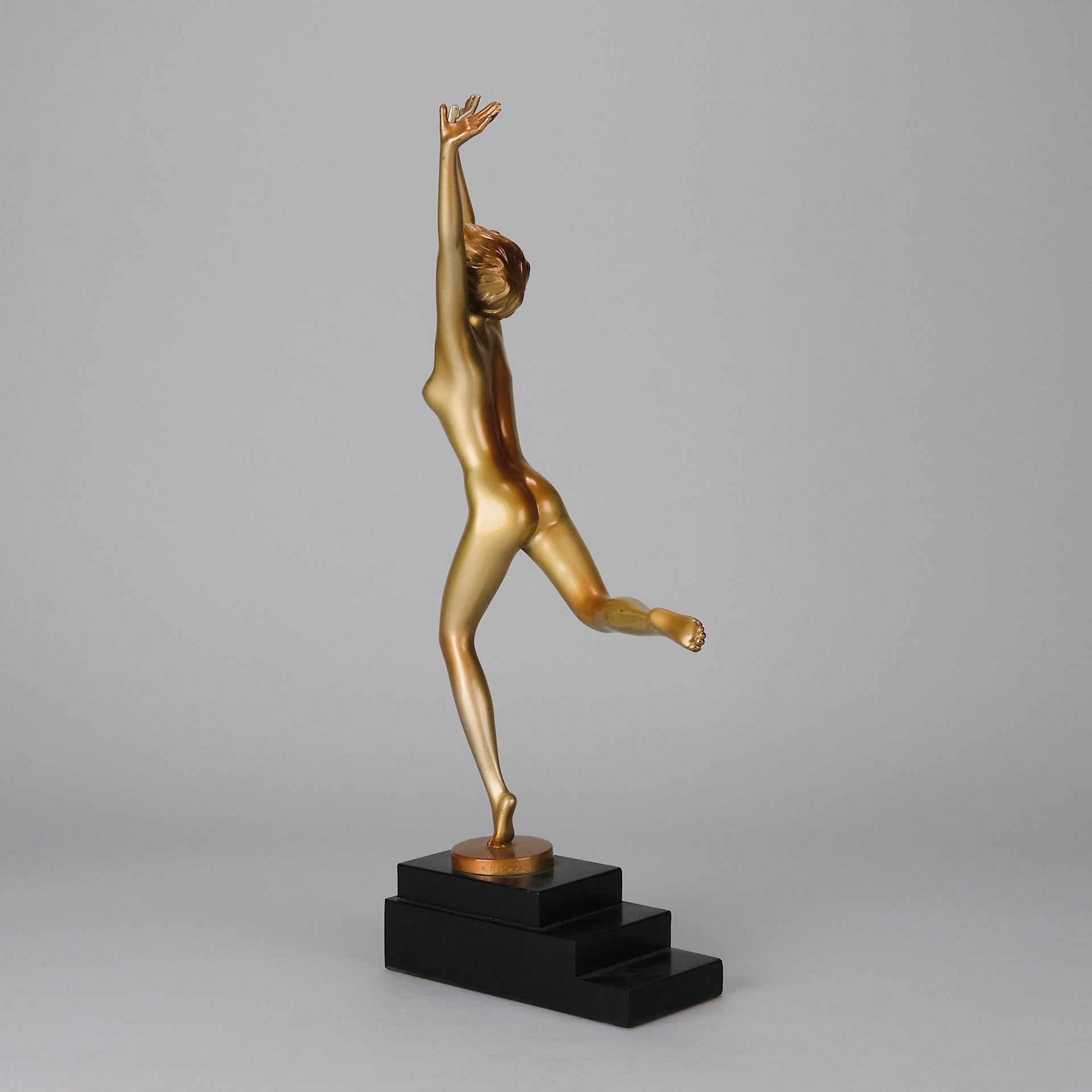 Josef Lorenzl - Deco Dancer - Art deco figurines - Art Deco Sculpture - Art Deco Bronze Figurines - Art Deco Bronze Lady - Hickmet Fine Arts