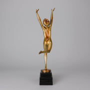 Josef Lorenzl - Deco Dancer - Art deco figurines - Art Deco Sculpture - Art Deco Bronze Figurines - Art Deco Bronze Lady - Hickmet Fine Arts