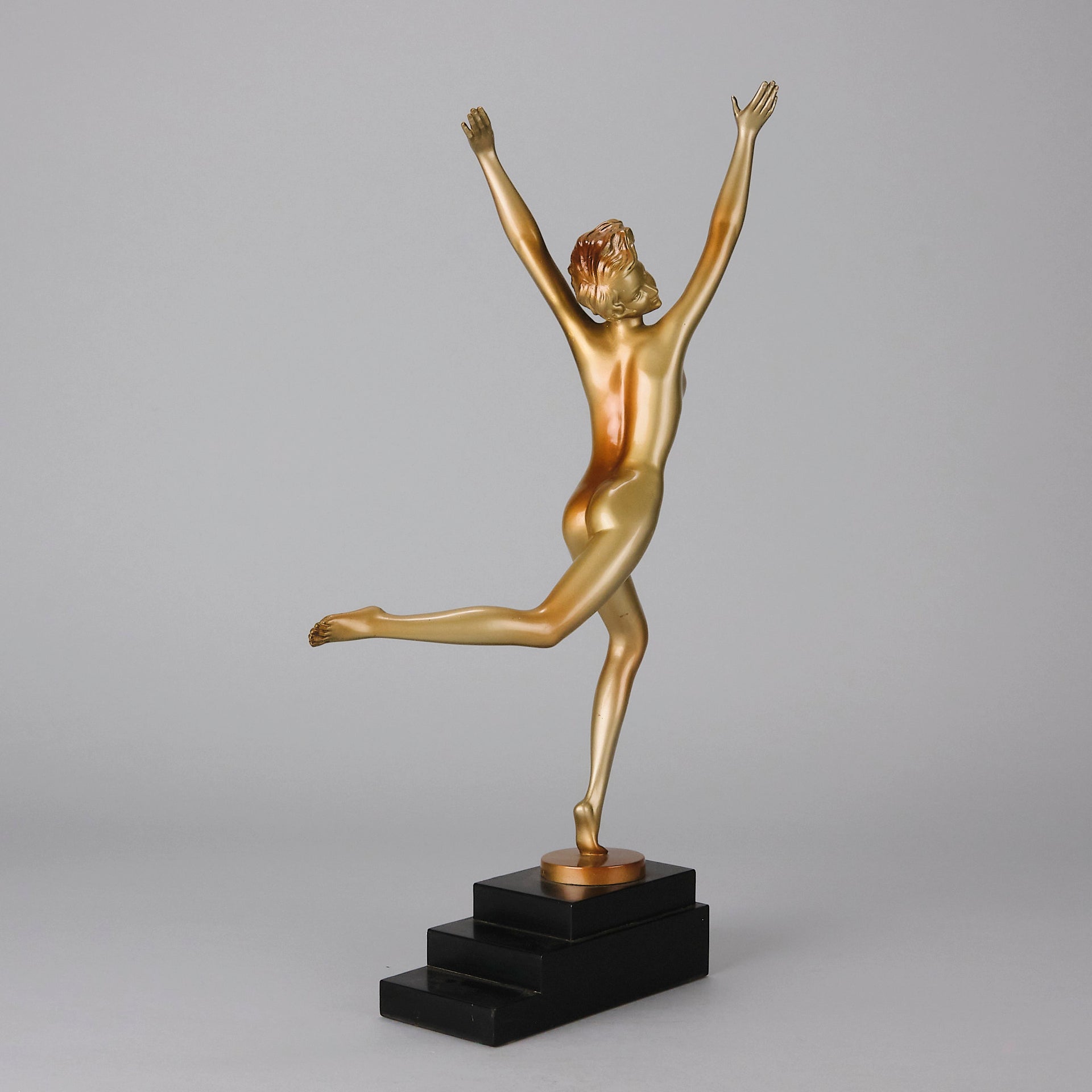 Josef Lorenzl - Deco Dancer - Art deco figurines - Art Deco Sculpture - Art Deco Bronze Figurines - Art Deco Bronze Lady - Hickmet Fine Arts