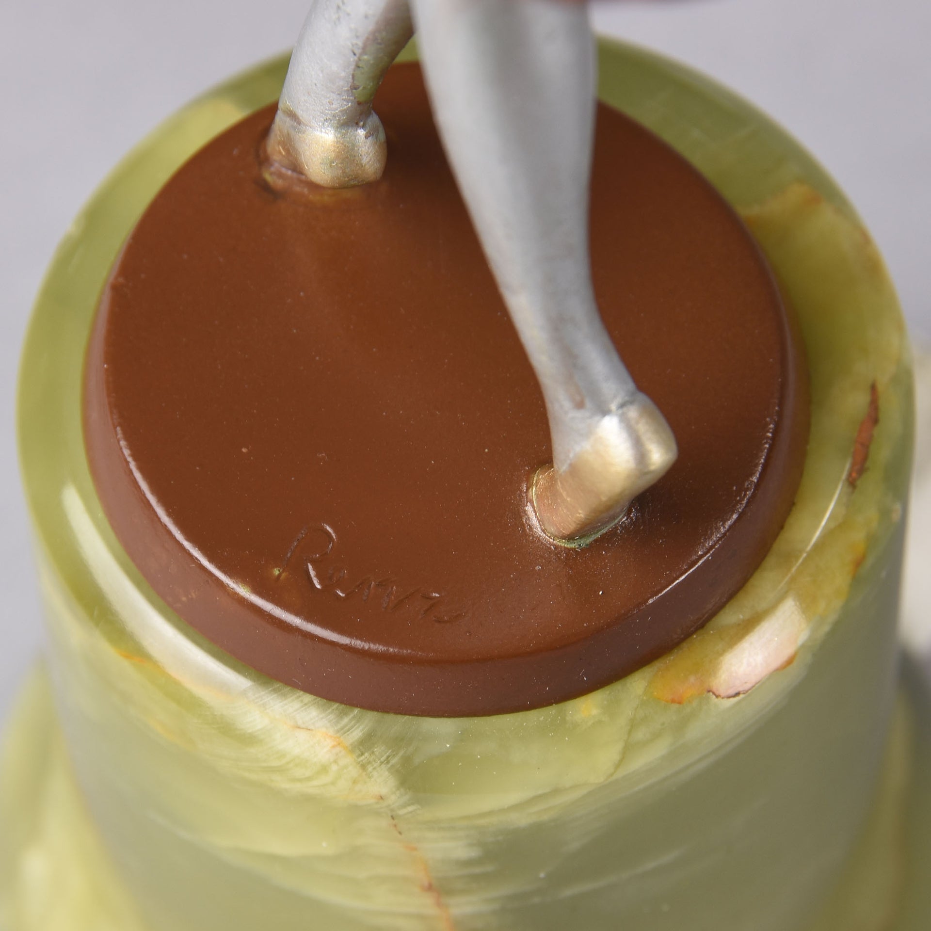 Lorenzl bronze and ivory dancer